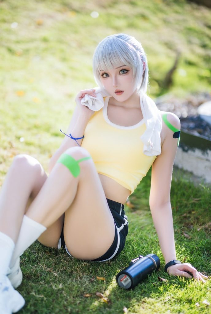 图片[1]-瓜希酱 NO.101 灵笼-白月魁运动服[15P-49MB]-蜜桃啵啵